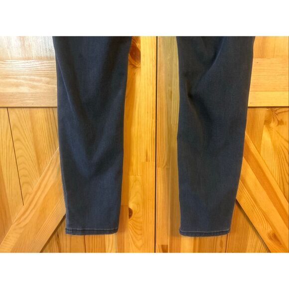 Seven7 Jeans Womens 8 Black Distressed Tummyless High Rise Skinny Stretch (5849) - Picture 5 of 8